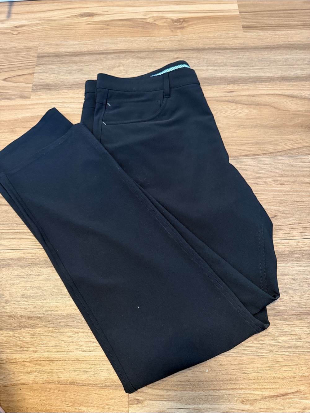 Men's Black Performance Stretch Pants
